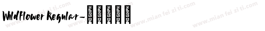 Wildflower Regular字体转换